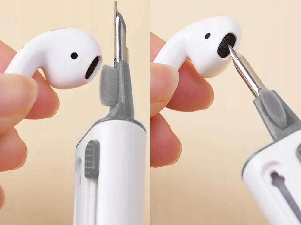 3 az 1-ben Tisztító Készlet Fülhallgatókhoz, AirPods-hoz, Telefonhoz és Billentyűzethez