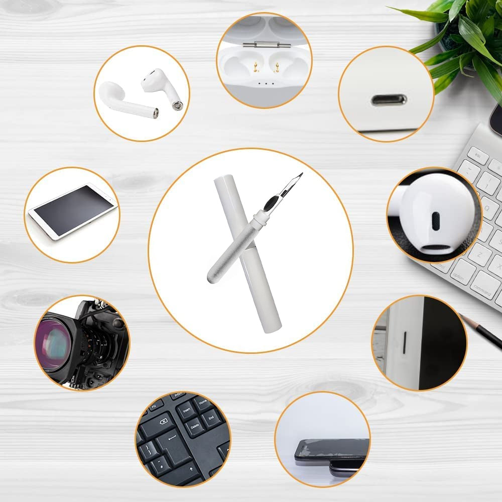 3 az 1-ben Tisztító Készlet Fülhallgatókhoz, AirPods-hoz, Telefonhoz és Billentyűzethez