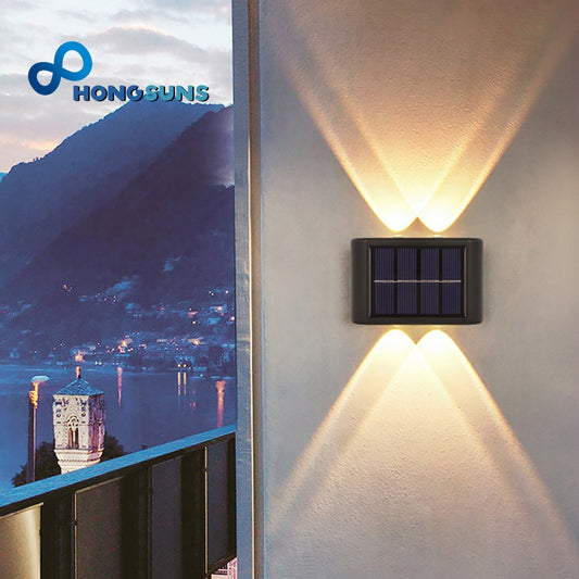 Solar LED fali lámpa