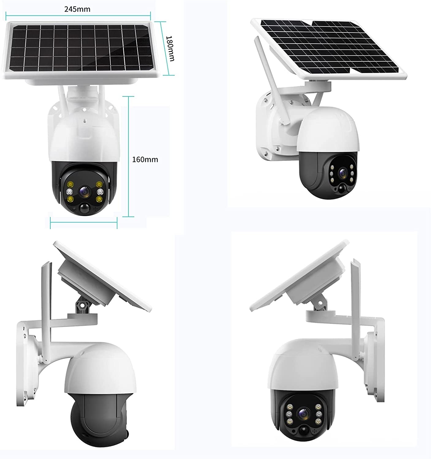 Intelligens biztonsági kamera napenergiával