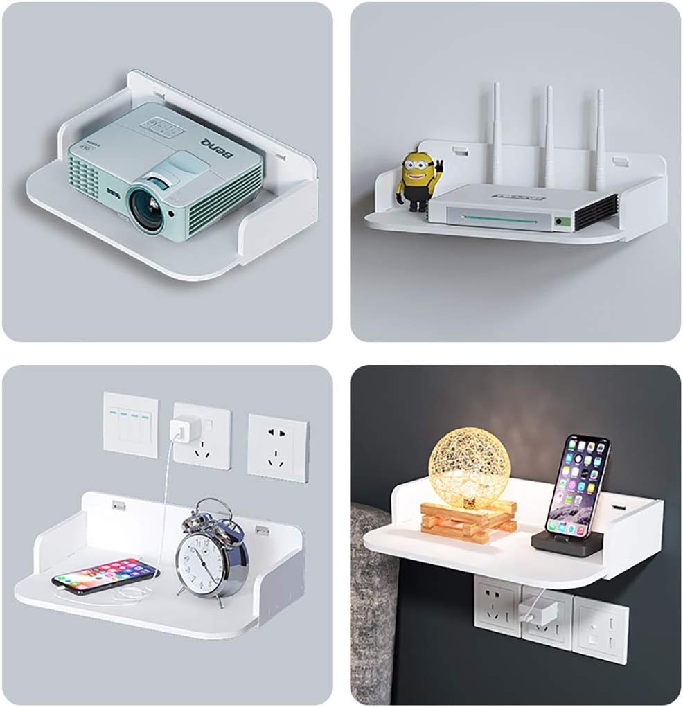 Mini Falra Szerelhető Tároló Polc Router/Projektor/Telefonhoz