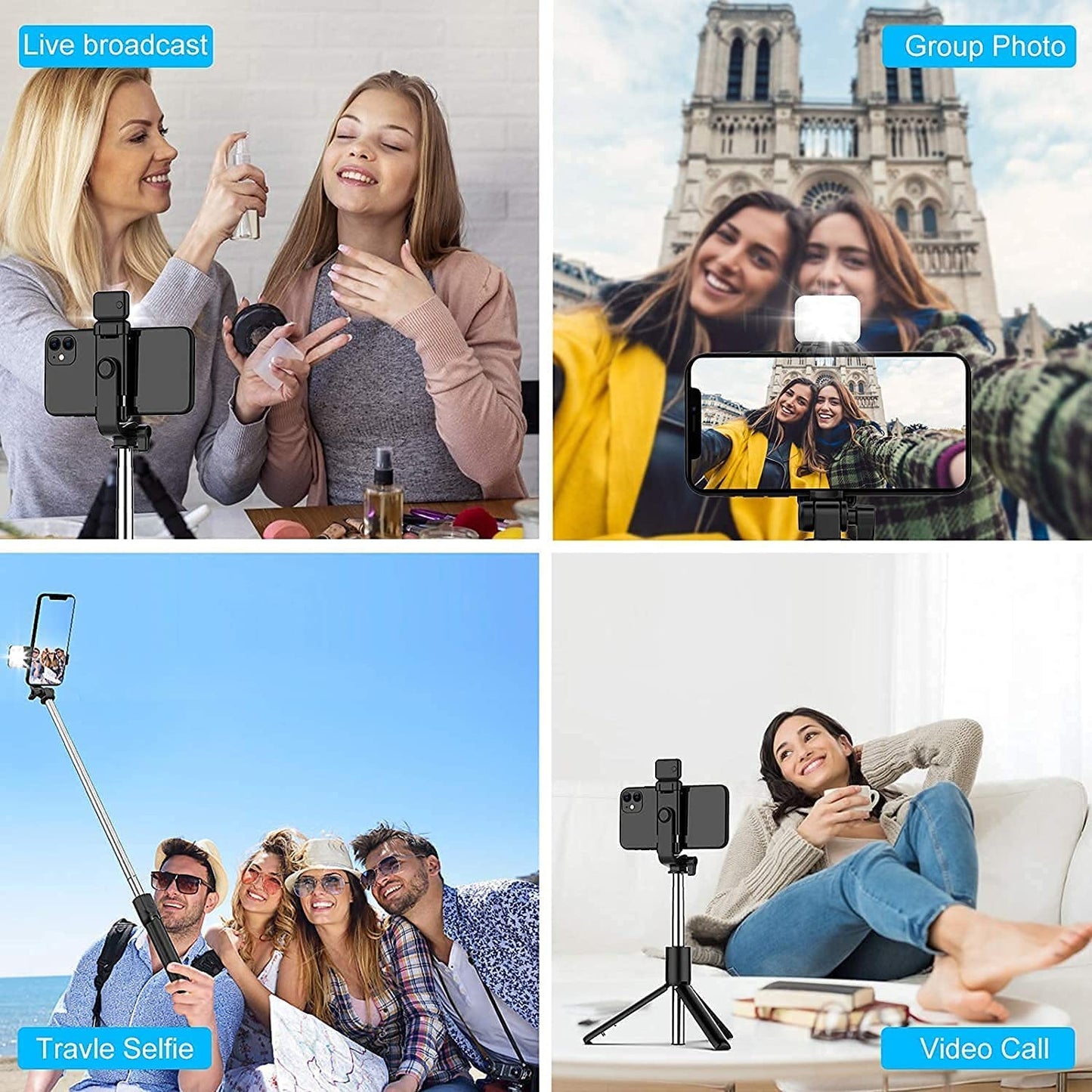 Exxelo R1s vezeték nélküli Bluetooth szelfi stick
