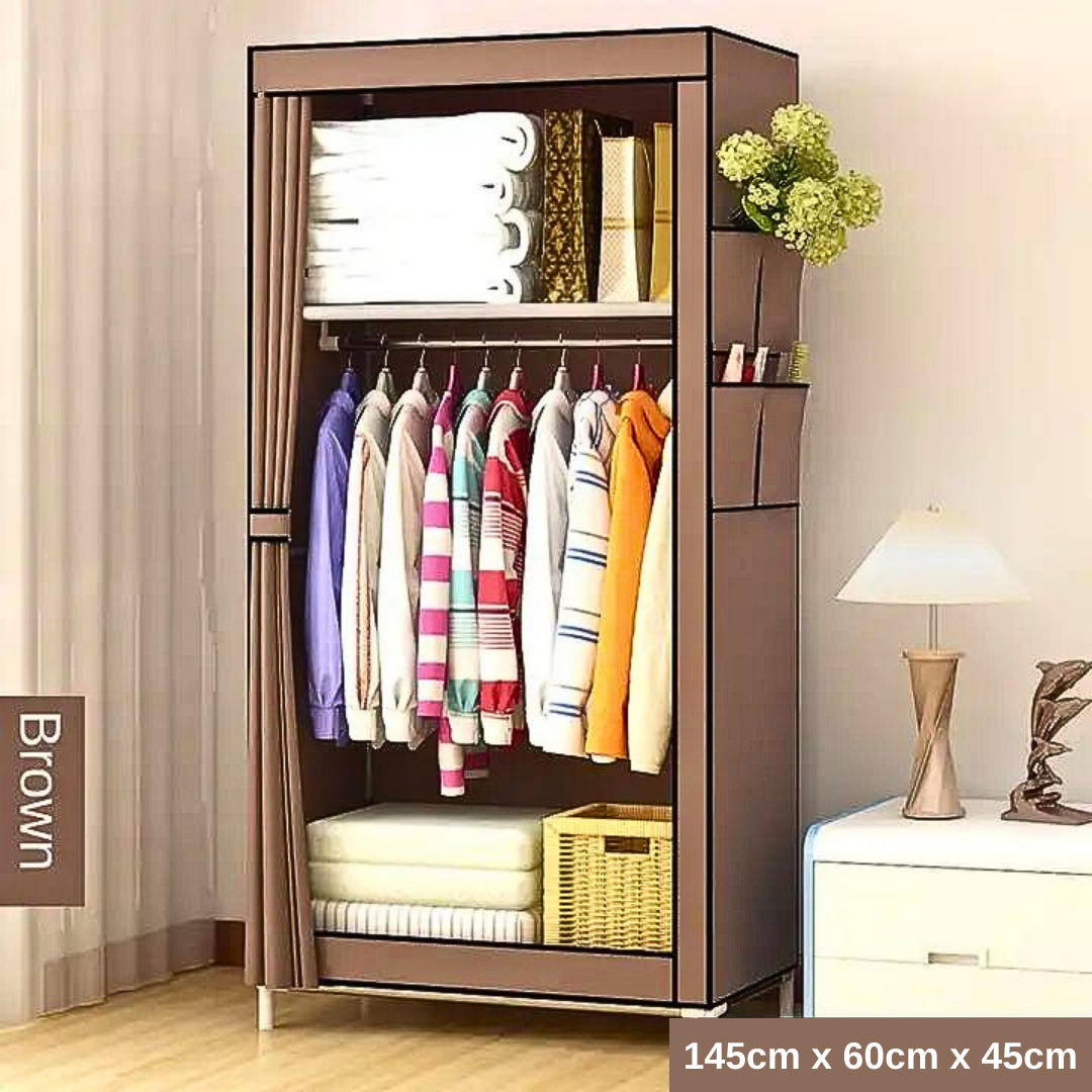 Textil Szervezőszekrény Hálószobába vagy Fürdőszobába - Egyszerű Összeszerelés és Elegáns Kialakítás