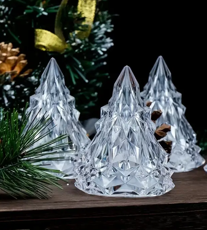 12 Darabos Karácsonyi Díszítő Csepp Forma Fenyő, 8 cm