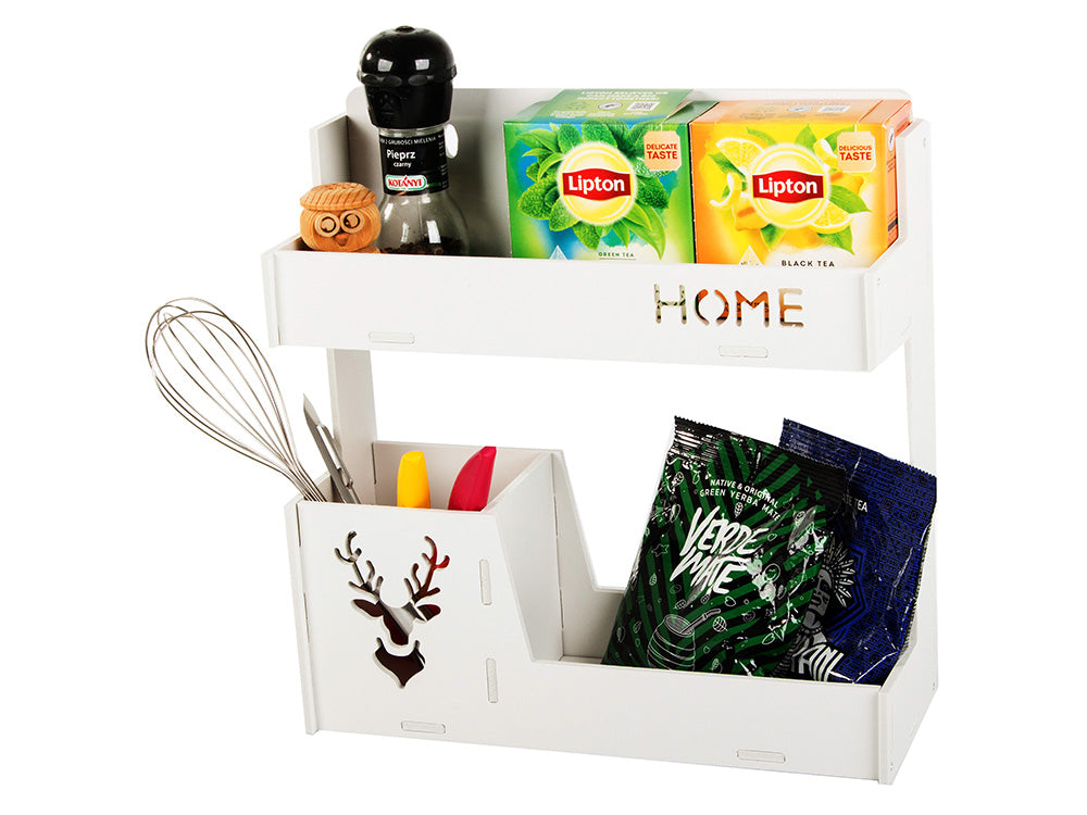 Szervező Polc a Fürdőszobába vagy a Konyhába, 3 Rekeszzel