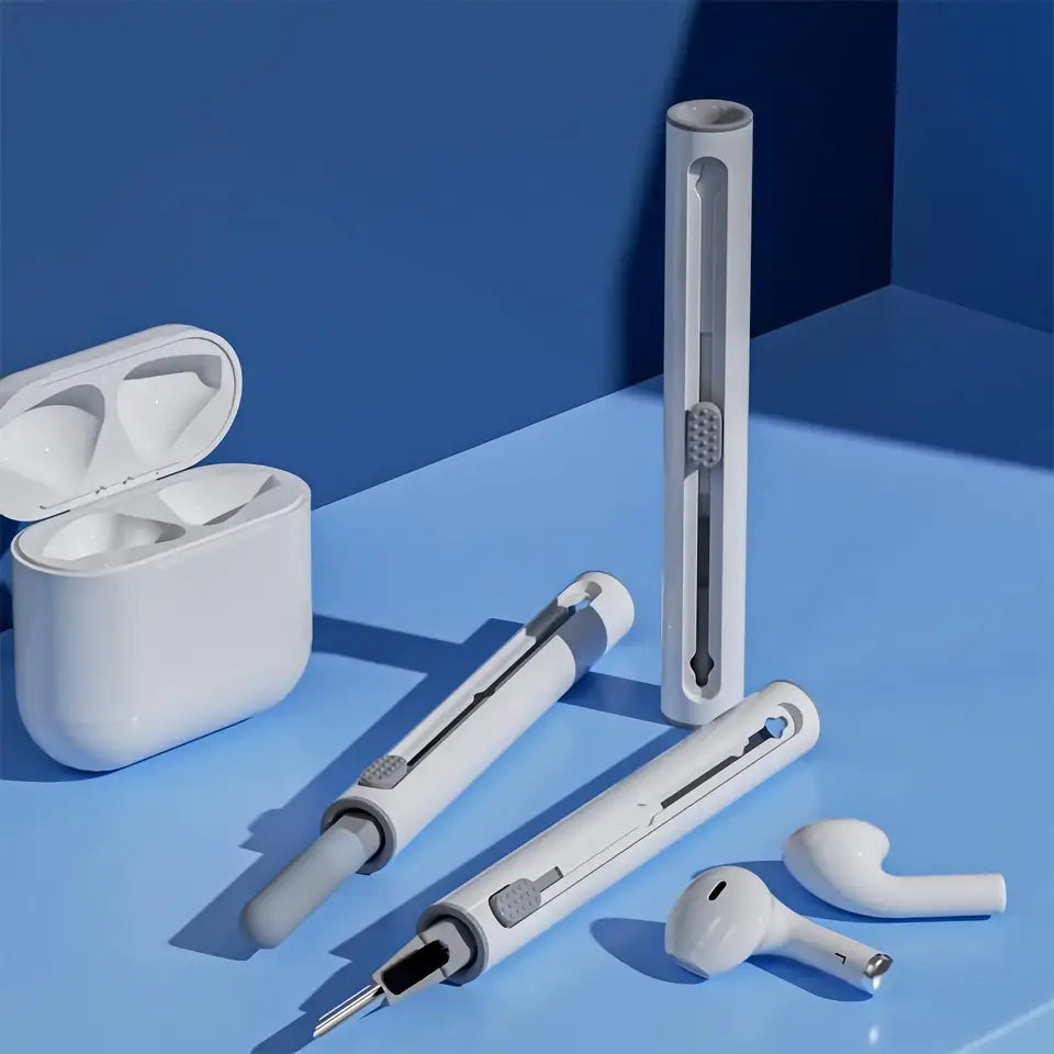 3 az 1-ben Tisztító Készlet Fülhallgatókhoz, AirPods-hoz, Telefonhoz és Billentyűzethez