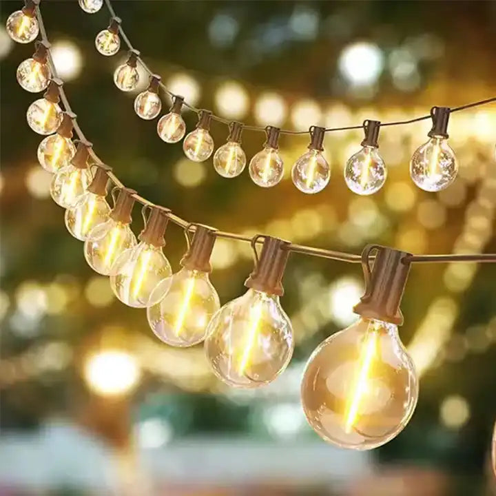 Kültéri Napelemes Karácsonyi Díszvilágítással