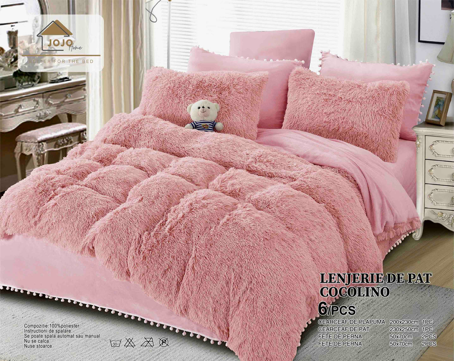 Kétágyas, puha COCOLINO Fluffy ágynemű