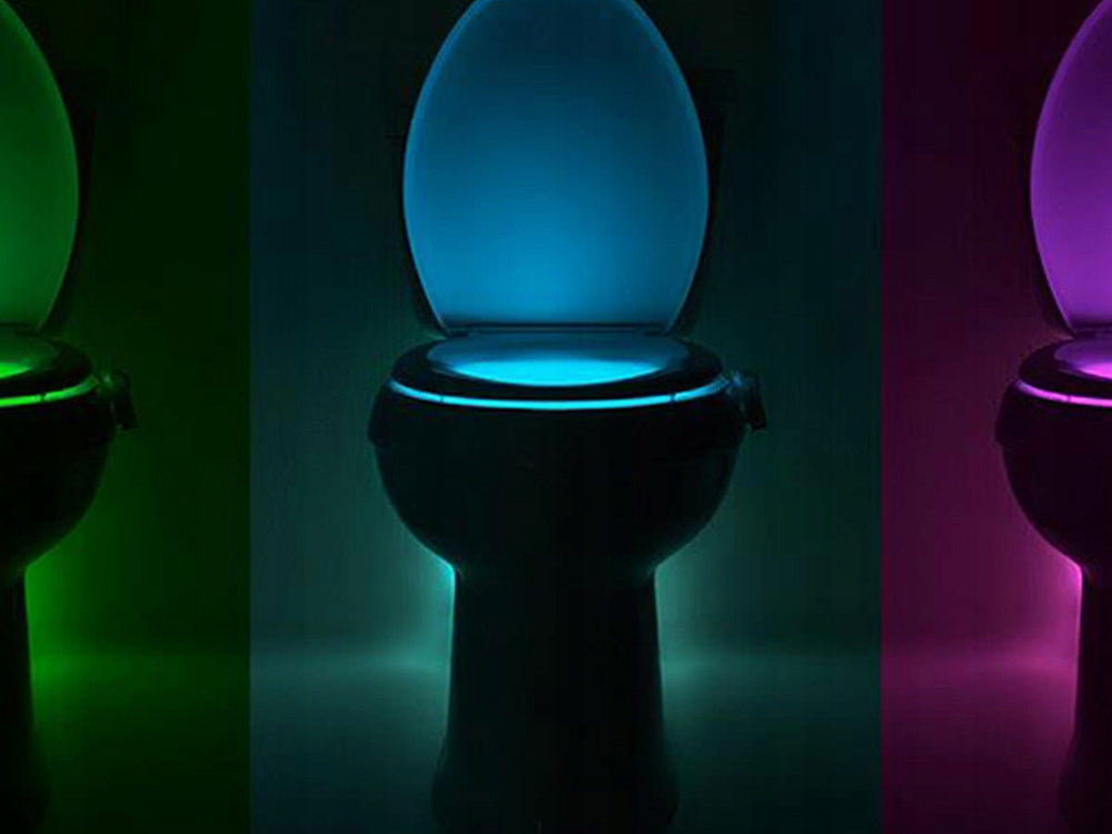 LED WC fény sötétérzékelővel