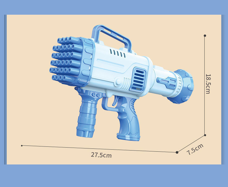 Ajánlat 1+1 Elektromos szappanbuborék-pisztoly Bazooka