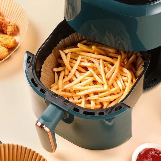SonyMax SN80181 forrólevegős sütő, 8 liter + AJÁNDÉK - 100 db sütőpapír a AirFryer-hez