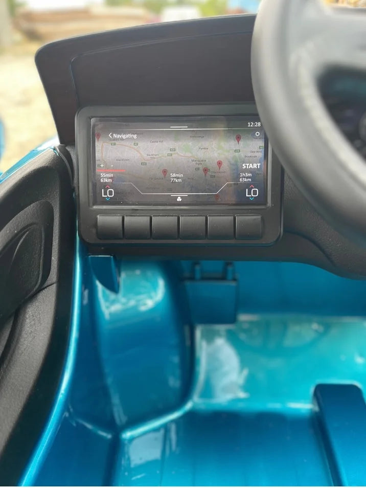 Elektromos Gyerek Autó McLaren 720S GT3 | Licencelt | EVA Hab Kerekek | Bőr Ülések | 70W | 12V | Tengerkék