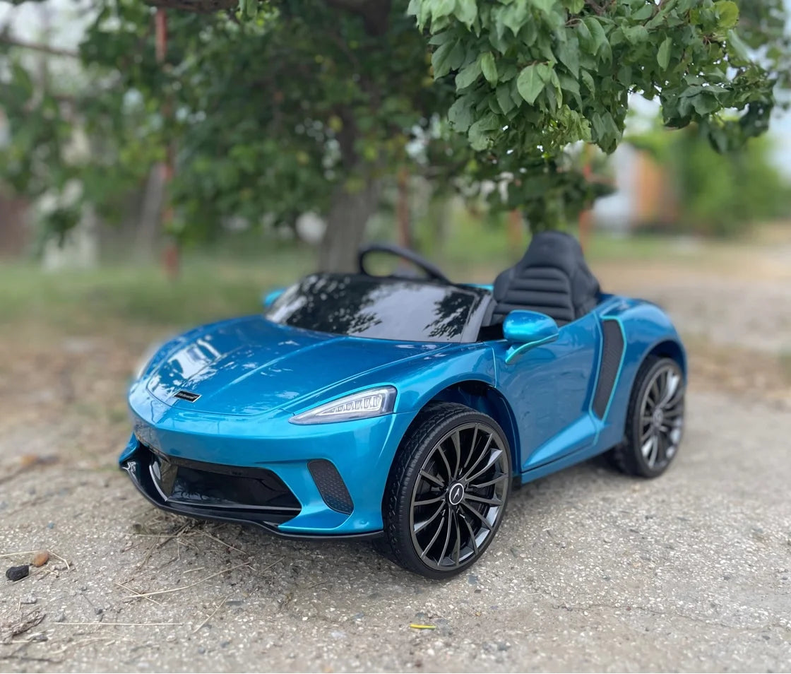 Elektromos Gyerek Autó McLaren 720S GT3 | Licencelt | EVA Hab Kerekek | Bőr Ülések | 70W | 12V | Tengerkék