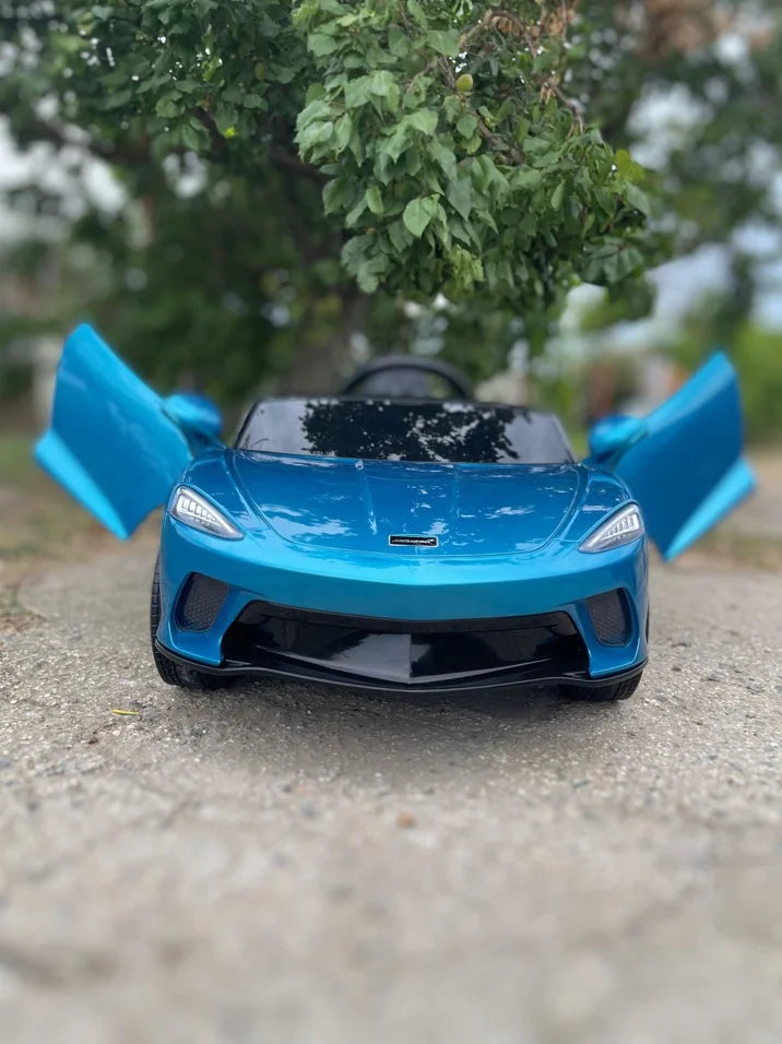 Elektromos Gyerek Autó McLaren 720S GT3 | Licencelt | EVA Hab Kerekek | Bőr Ülések | 70W | 12V | Tengerkék