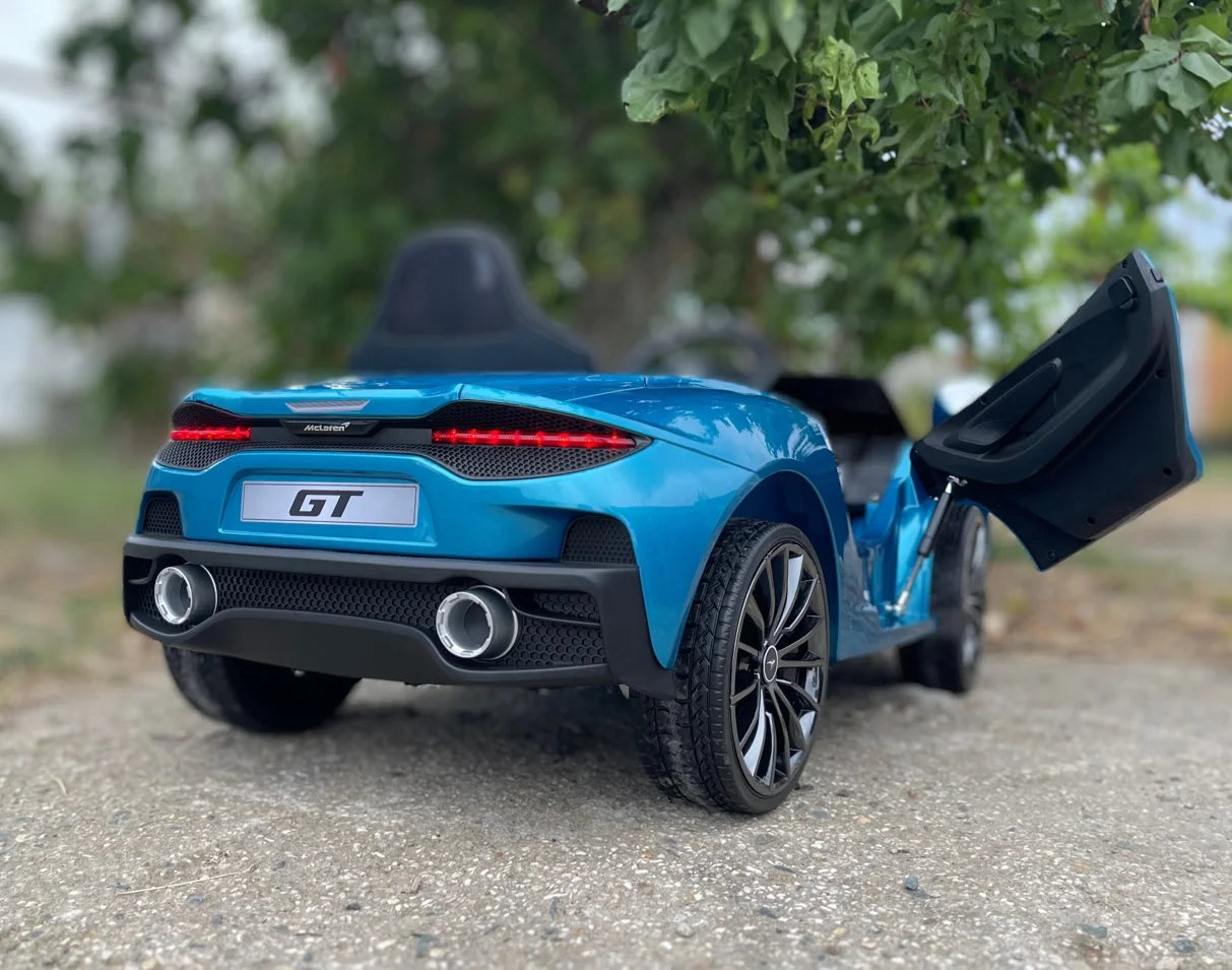 Elektromos Gyerek Autó McLaren 720S GT3 | Licencelt | EVA Hab Kerekek | Bőr Ülések | 70W | 12V | Tengerkék