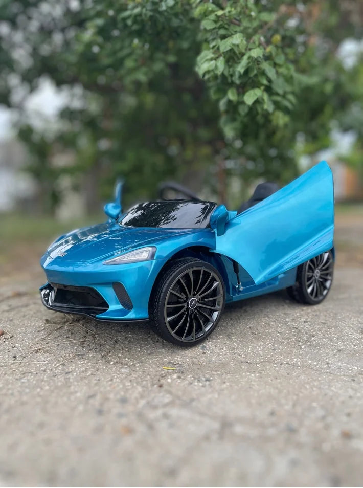 Elektromos Gyerek Autó McLaren 720S GT3 | Licencelt | EVA Hab Kerekek | Bőr Ülések | 70W | 12V | Tengerkék