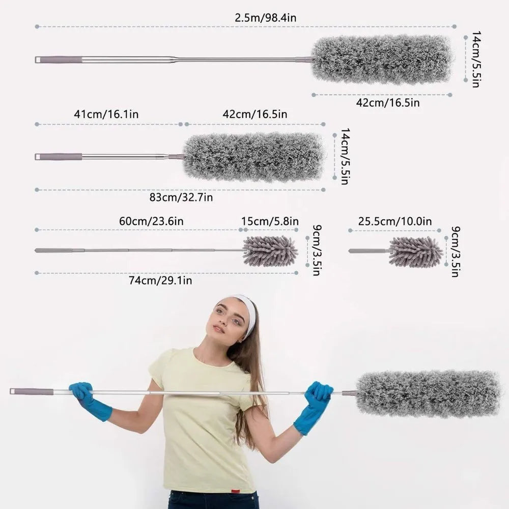Mikroszálas tisztítókendő hosszabbító rúddal