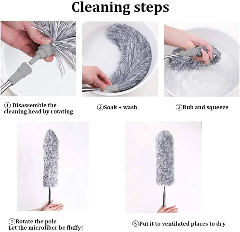 Mikroszálas tisztítókendő hosszabbító rúddal