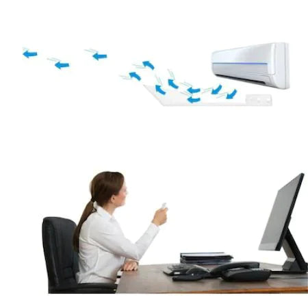 Átlátszó légterelő, telepítőkészlettel együtt, 100 cm