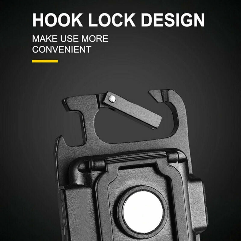 Mini COB zseblámpa 800 lumenes, hordozható és újratölthető