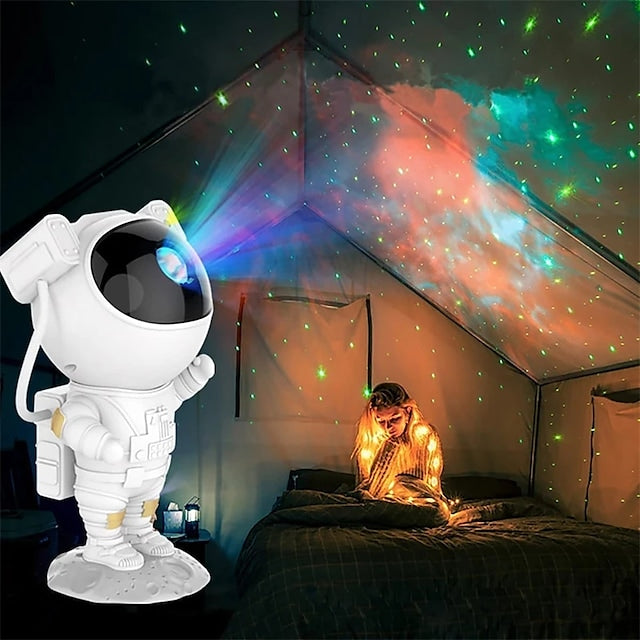 LED Csillagvetítő Lámpa – ASTRONAUTA, Csillagos Égbolt, Többszínű
