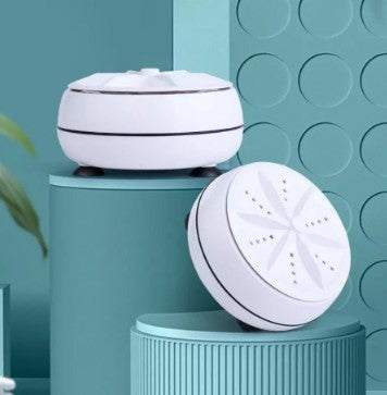 Mini hordozható ultrahangos mosógép, fehér