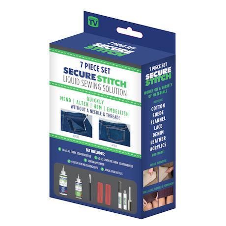 7 in 1 folyékony és ragasztó oldat készlet varratokhoz, Secure Stitch