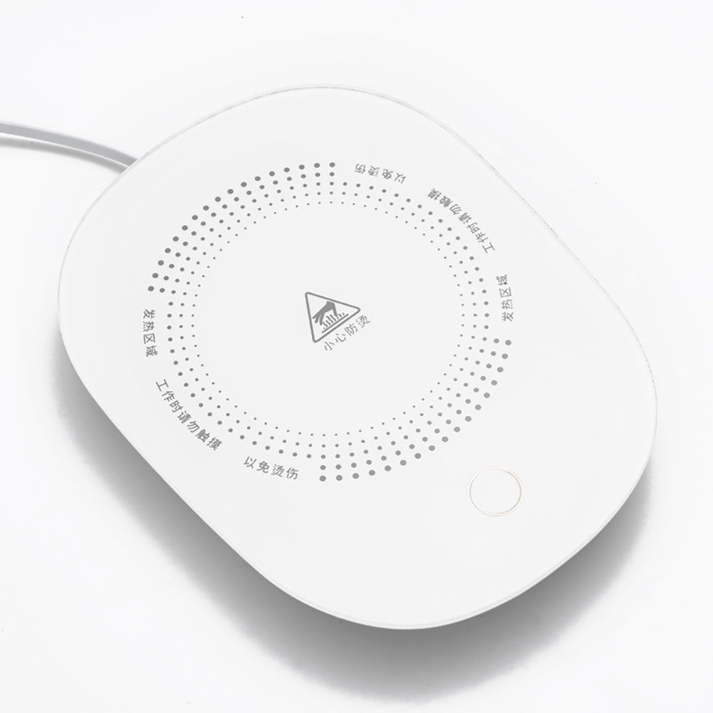 Hordozható folyadékmelegítő, állandó hőmérséklet 55 fok, 220V, fehér