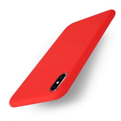 Prémium szilikon tok + teljes borítású 5D üvegfólia iPhone X