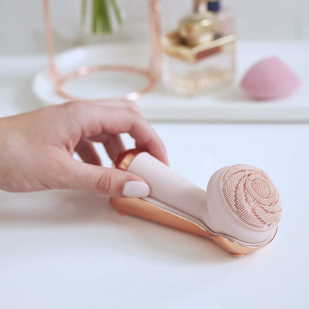Arcmasszázs és arctisztító készülék, Flawless Cleanse, rózsaszín