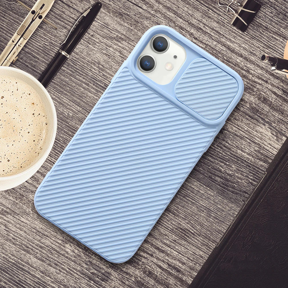 Cam Protect Tok SILICONE lökhárítóval és védelemmel a CAMERA számára iPhone 12 Mini