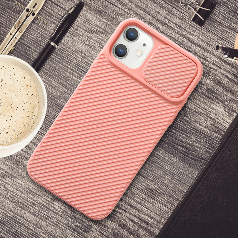 Cam Protect Tok SILICONE lökhárítóval és védelemmel a CAMERA számára iPhone 12 Mini
