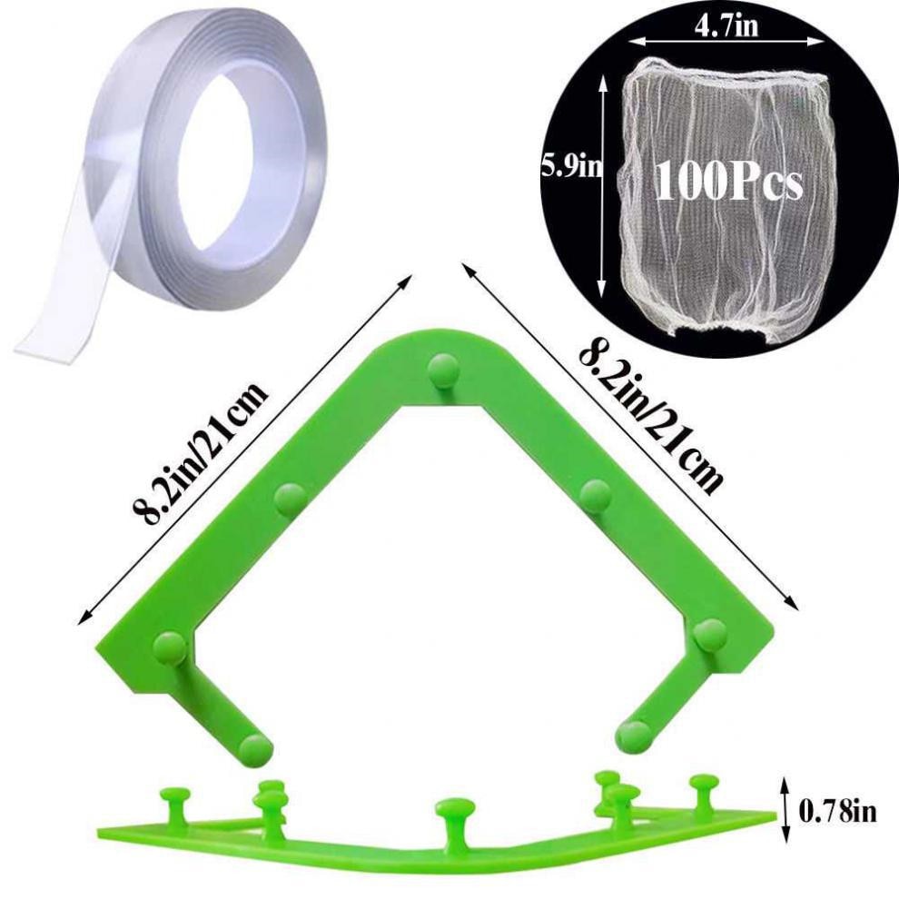 Szűrő a mosogatóhoz, 50 utántöltővel, zöld