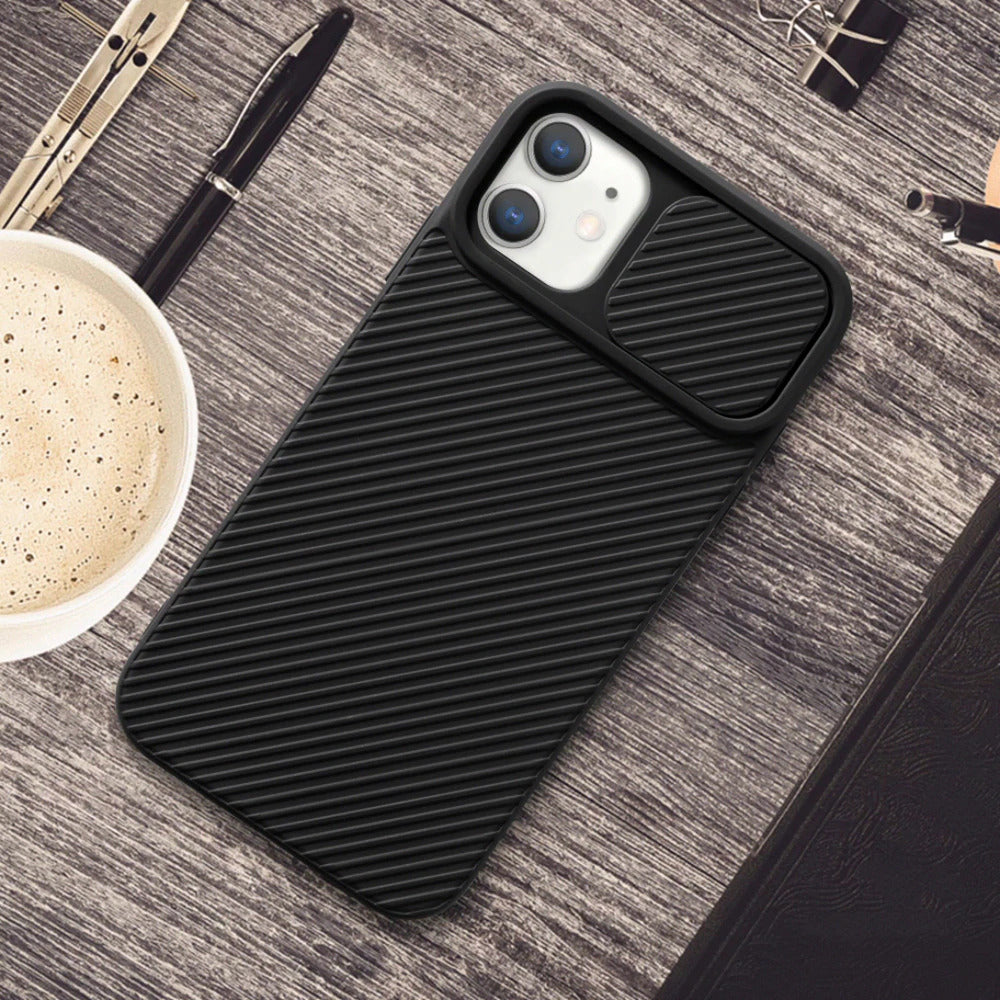 Cam Protect Tok SILICONE lökhárítóval és védelemmel a CAMERA számára iPhone 12 Mini