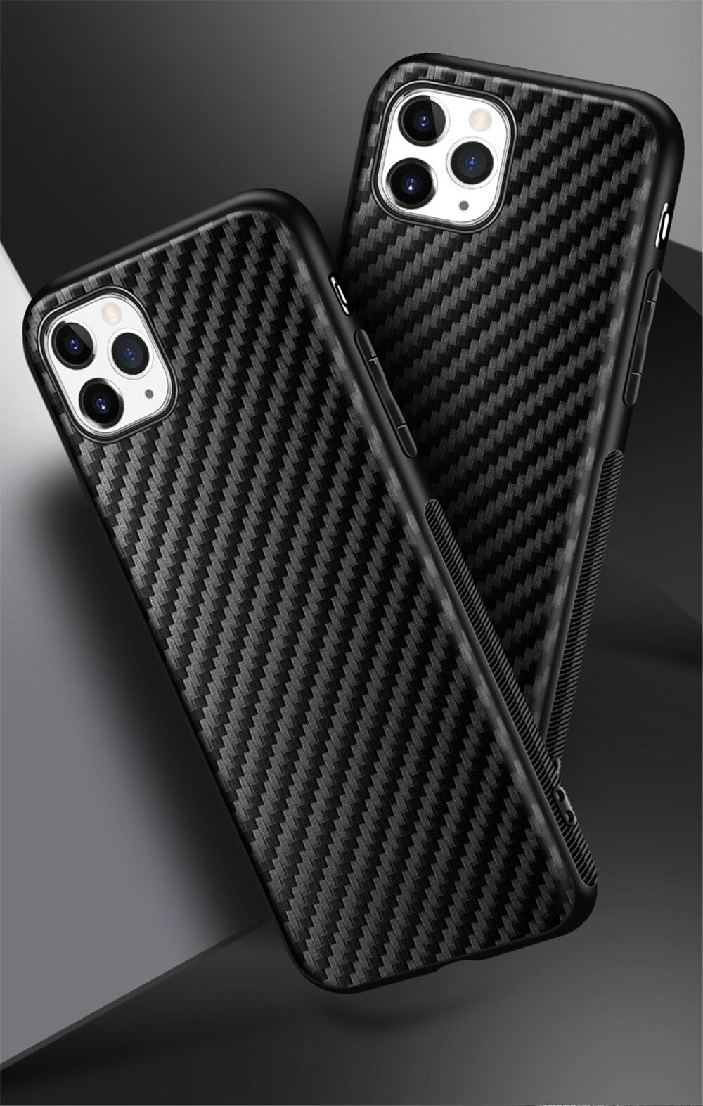 Carbon Szilikonszén TPU tok Apple iPhone 13 Pro Max