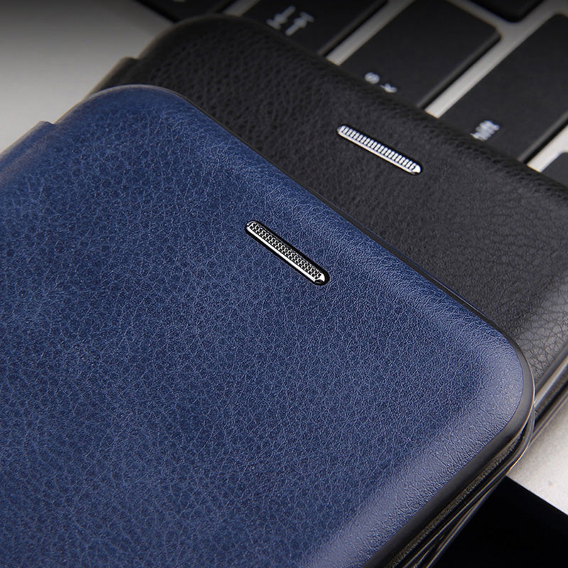 Flip bőr tok, val mágneses bezárás - Samsung S7 Edge