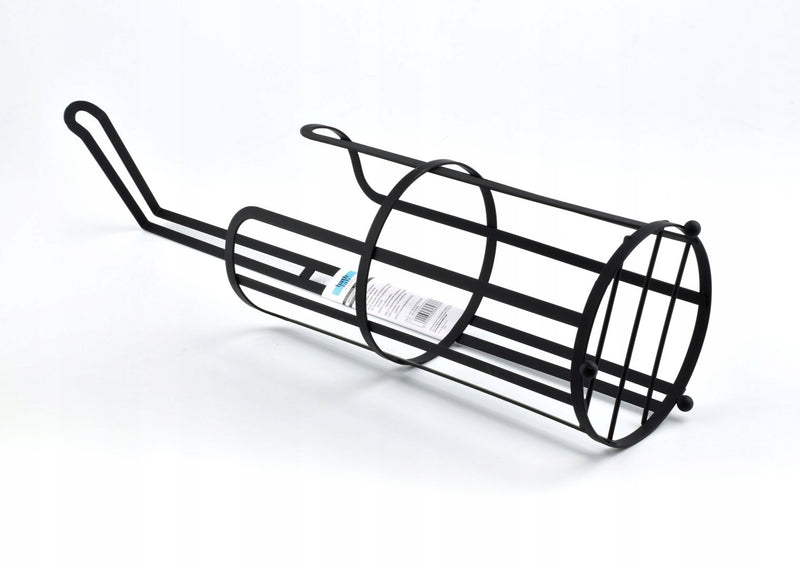 Állótámasz WC-papírhoz, tartalékkal, fekete