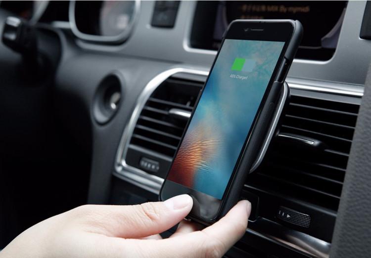 Vezeték Nélküli Telefon Töltő Támogatja az Autót