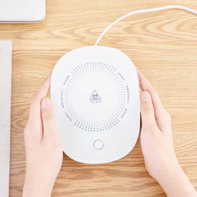 Hordozható folyadékmelegítő, állandó hőmérséklet 55 fok, 220V, fehér