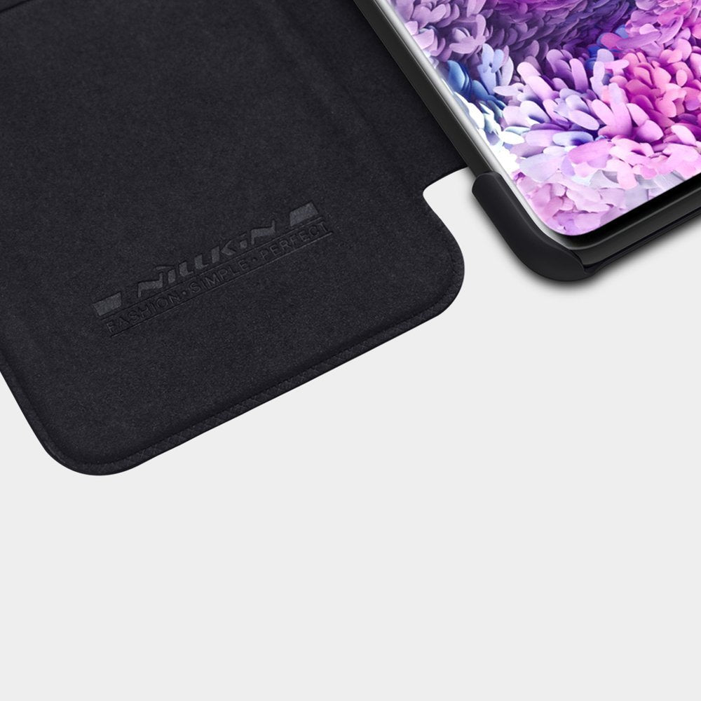 Nillkin Qin - Flip bőr tok Samsung S21 FE telefonhoz