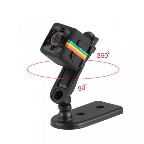 Mini Full HD videokamera, SQ11 MINI DV, videó és fotó funkcióval, fekete