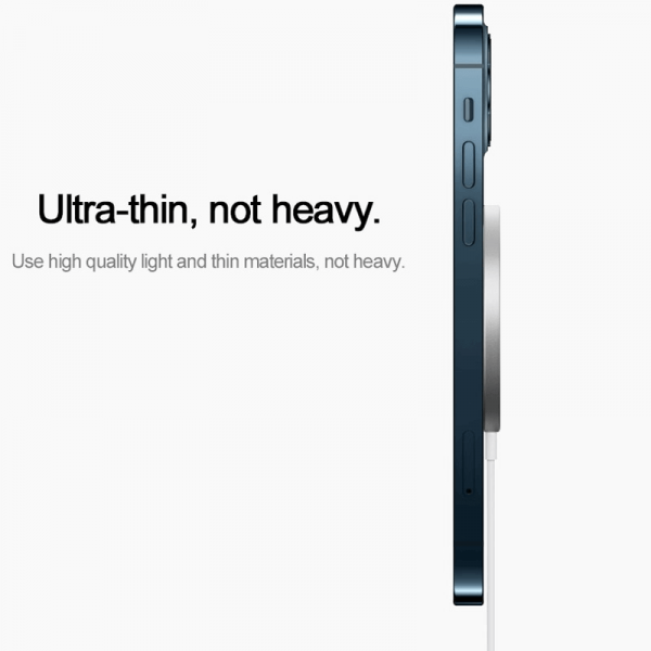 ÁTLÁTHATÓ MAGSAFE ESET AJÁNLAT VEZETÉK NÉLKÜLI TÖLTÉSÉVEL + MÁGNESES VEZETÉK NÉLKÜLI TÖLTŐ iPhone 12 Mini-hez