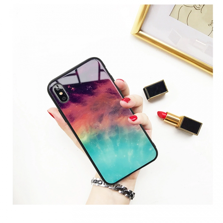 Telefon tok biztonsági üveggel, Luna iPhone XR