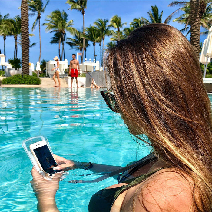 Víz alatti telefontok, Ultra ellenálló, Univerzális, Vízálló, Fekete