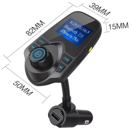 BLUETOOTH FM MODULÁTOR, KEZEK INGYENES, USB ÉS MIKRO SD-OLVASÓ, MP3 LEJÁTSZÓ, MAXCELL