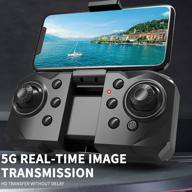 Mini Drón CZ12 WiFi | Automatikus Visszatérés | Okostelefon-Irányítás | Professzionális Duál 4K UHD Kamera