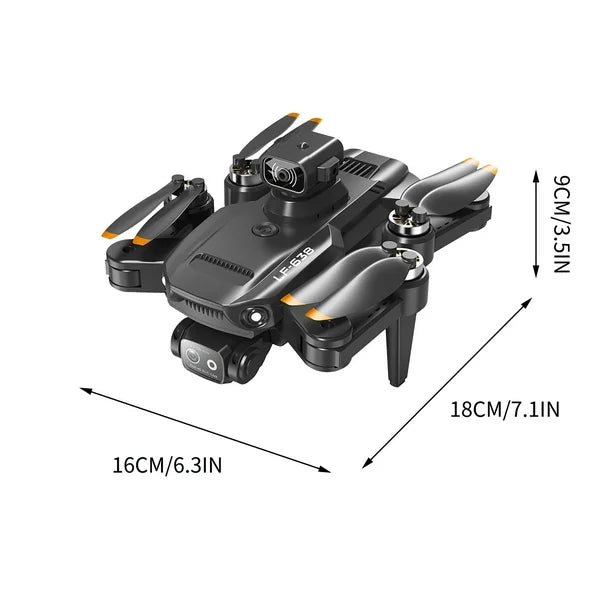 Mini Drón CZ12 WiFi | Automatikus Visszatérés | Okostelefon-Irányítás | Professzionális Duál 4K UHD Kamera