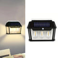 Felinar típusú napelemes lámpa, 3 izzóval, mozgásérzékelővel, 38W