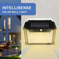 4 darabos x Felinar típusú napelemes lámpa, 3 izzóval, mozgásérzékelővel, 38W