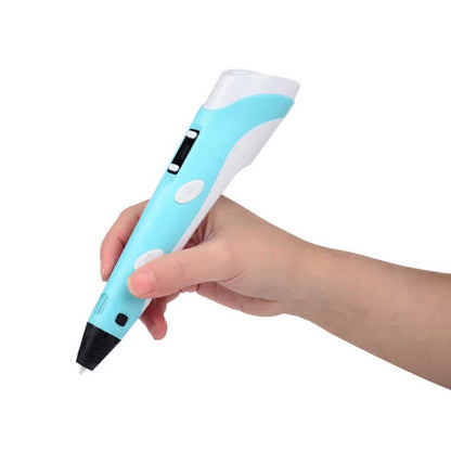 3D Térbeli Rajzoló Toll 3DPEN-2 Kezdőknek Kijelzővel